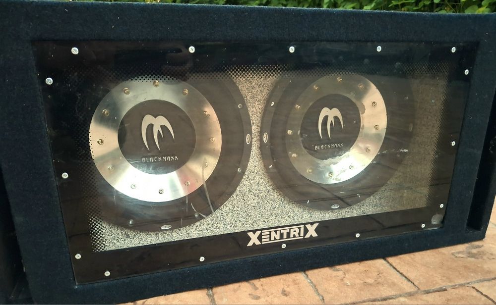 CRUNCH  - subwoofer auto dual  - 30 cm - bass