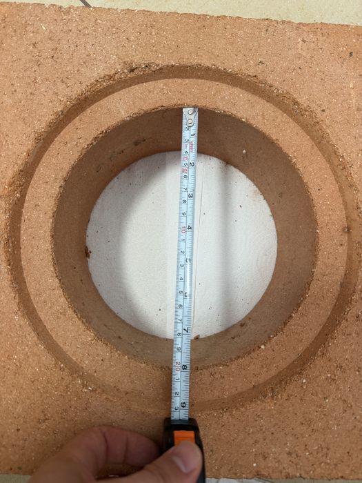Anvelopa refractara caramida pentru cos de fum diametru 200 mm