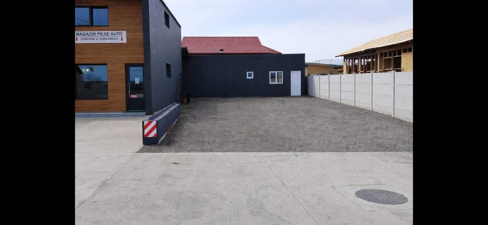 Ofer spre inchiriere teren parcare 260 mp + birou 10mp cu wc si ghiuveta