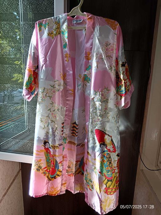 Халат-двойка китайский шелковый (разм.48)