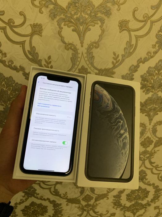 iPhone Xr 128Gb 77% korobkali