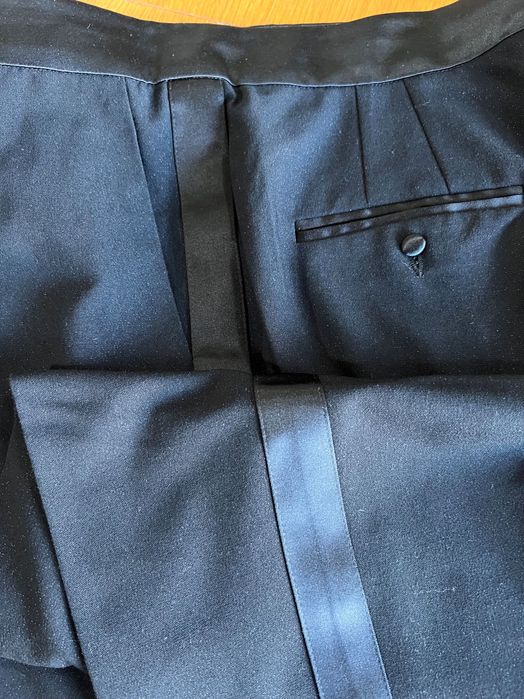 Панталон Guess, елегантен/ официален, черен