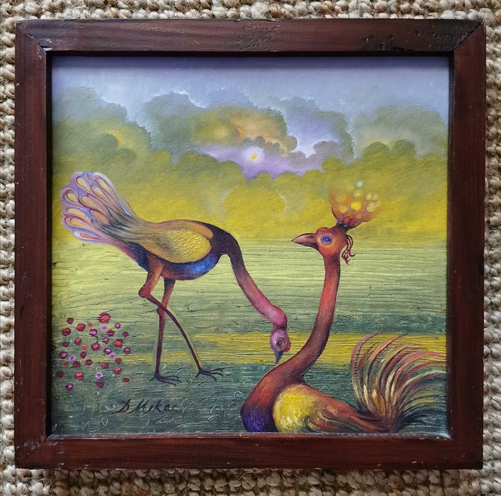 Tablou original semnat certificat Dragutin Mikec, Cehia