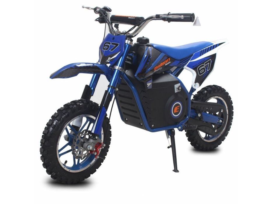 Motocicleta copii electrica MiniRocket VIPER 1000W roti 10/10" - Albastru