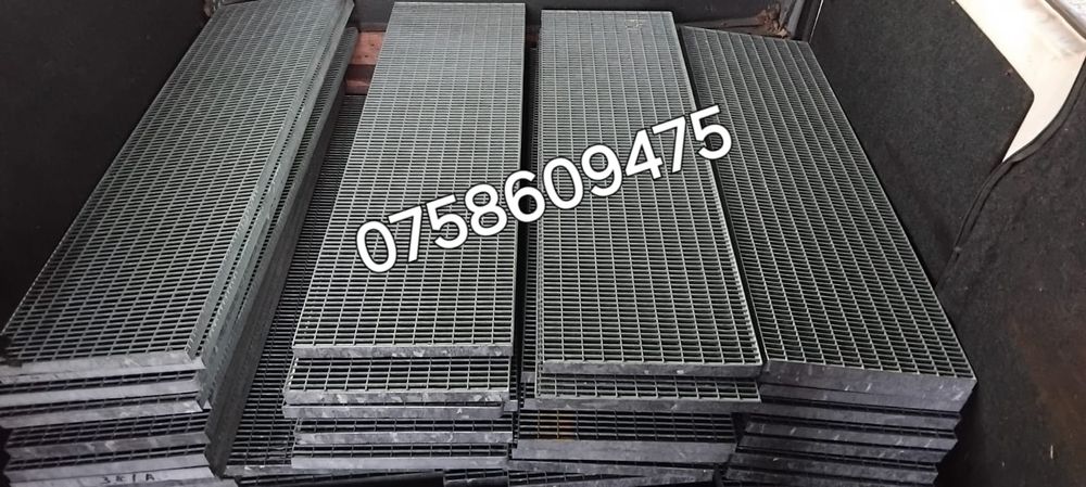 Grilaje-trepte zincate 120x24