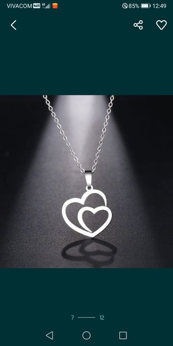 Колиета, гривни от мед. стомана Сребърни НОВИ!!!