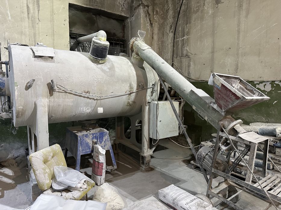 Quruq qurilish aralashmalarini ishlab chiqarish uchun stanok (liniya)