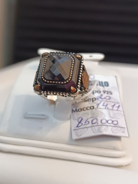 Турецкий кумуш узук эркакларники сотилади