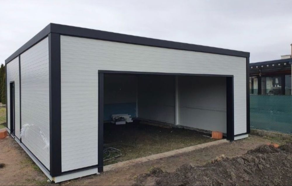 Garaje auto pe structuri metalice