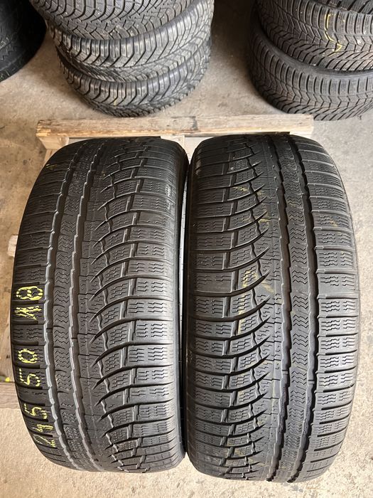 2 anvelope iarna 245/50/18 , nokian !