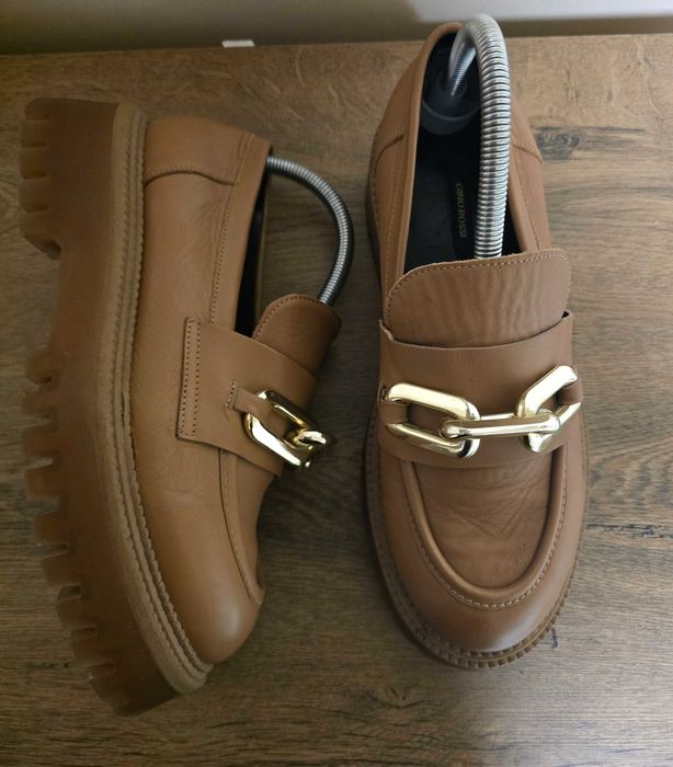 Gino Rossi оригинални дамски лоуфъри от естествена кожа