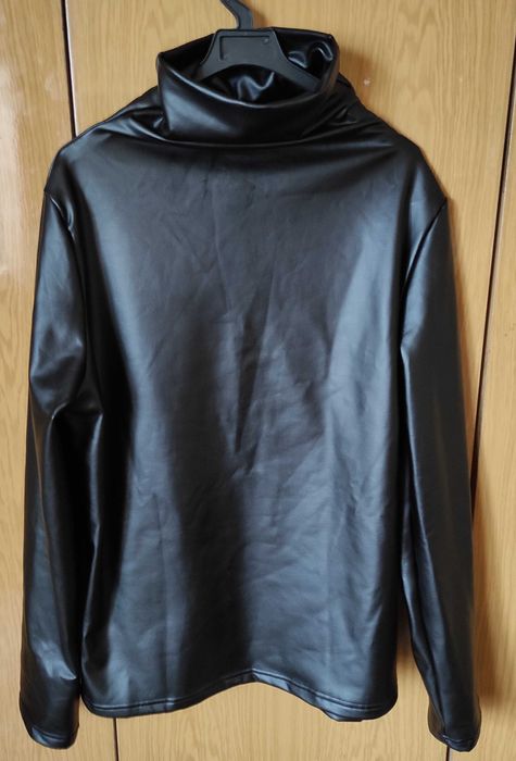 Уникално кожено дамско поло МАКСИ размер 3-4 ХЛ