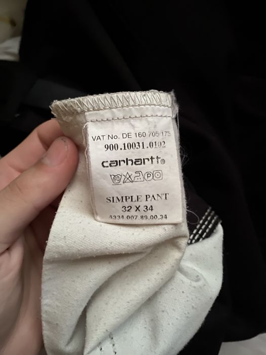 штаны carhartt simple pant