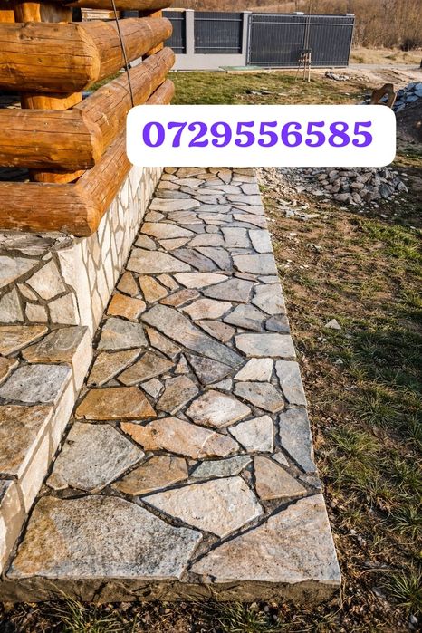 Piatra naturala de munte și montaj profesional