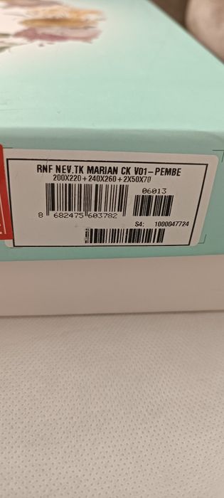 Taç  English Home нов двоен спален комплект  100 %памук ранфорс