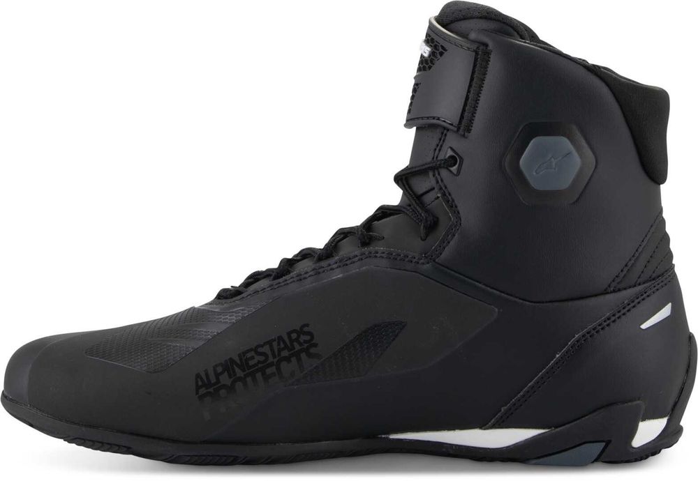 Мото боти ALPINESTARS FASTER-4 BLK/WHT Номера 42,43,44,45,46