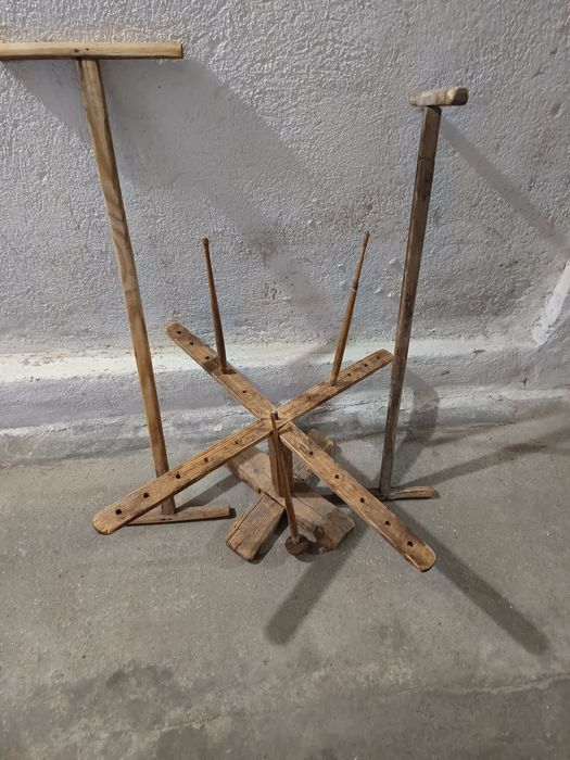 Старинна дървена врътка