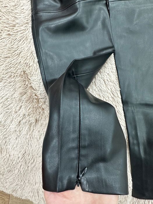 Черные Кожаные брюки