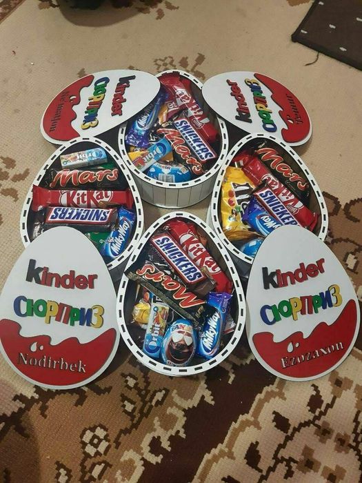 Боксы коробки деревянные для сладостей