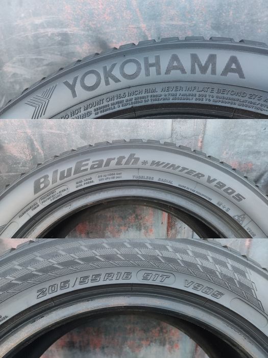 1брой  зимна гума 205/55/16 Yokohama Blue Earth 
8.16mm
Перфектно съст