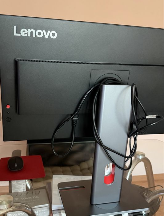 Monitor Lenovo ThinkVision 23.8", Full HD 1920x1080, Negru, 120 Hz