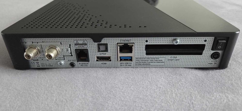 Сателитен приемник Vu+ UNO 4K Enigma2 Receiver Dual FBC Tuner