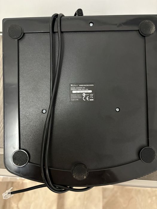 Volan gaming, Genesis Seaborg 350 Racing, PC/Consola, Negru/Albastru