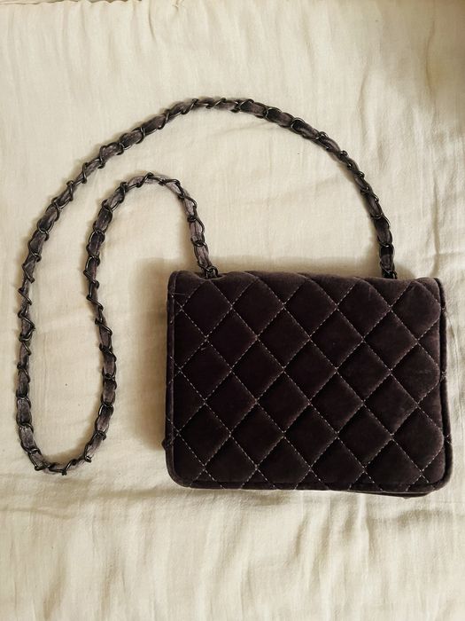 Сумка замшевая chanel