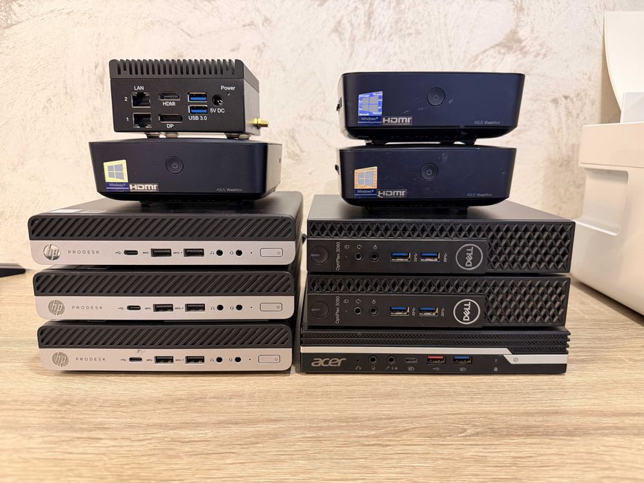 Diverse Mini PC-uri - HP, Dell, Asus, Acer, Lenovo, IoT Gateway