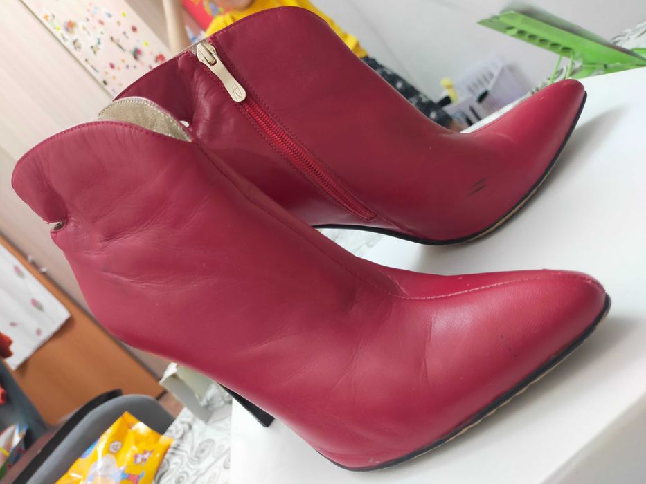 Продам  полусапожки кожаные