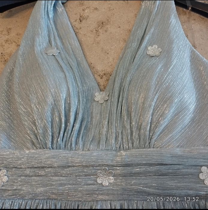 Rochie de gală foarte specială ( albastru deschis )