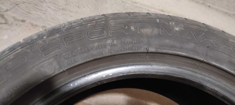 летни гуми DUNLOP 225 50 17 run flat