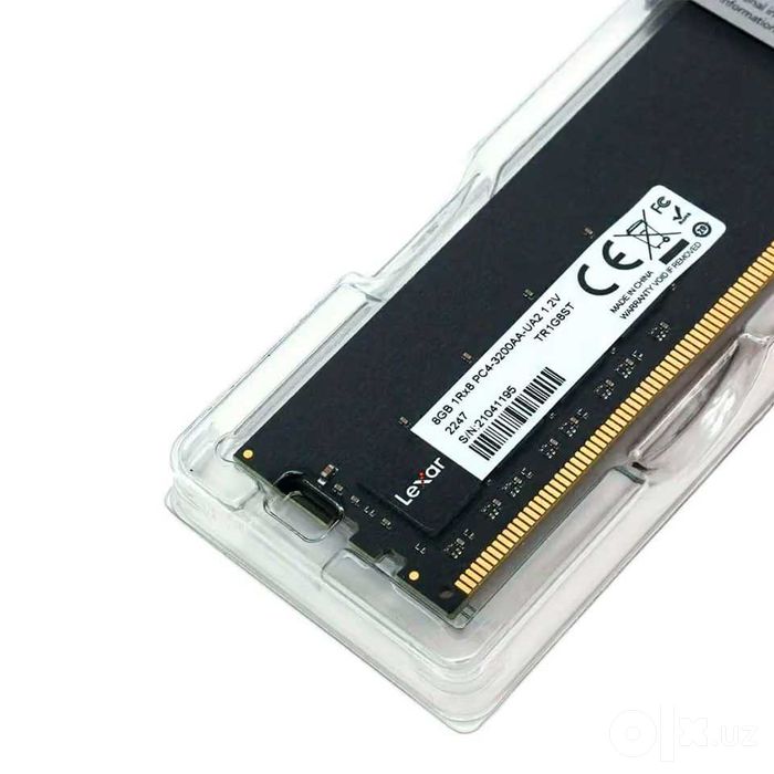 Lexar 8GB DDR4 3200MHz Tezkor Xotira (RAM)