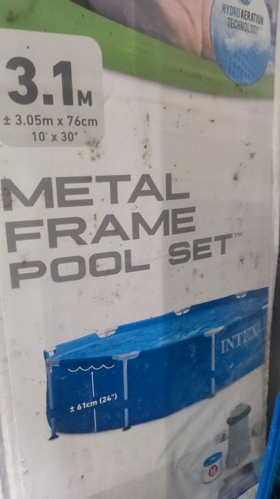 Piscină pe cadru metalic 3 m intex