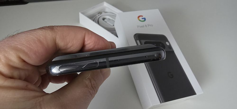 Telefon mobil Google Pixel 8Pro, 128GB, 12GB RAM, 5G, Obsidian
