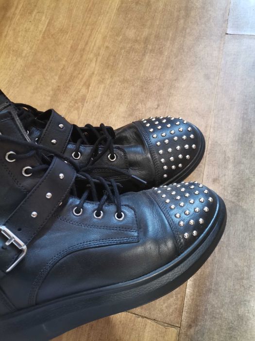 Y2k gothic biker boots готик рок боти