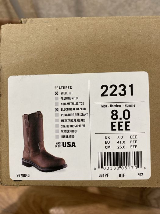 Продам сапоги  СИЗ Red Wing 41 размер