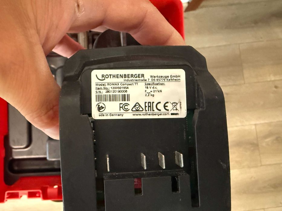 Радиална преса Rothenberger - Romax Compact TT