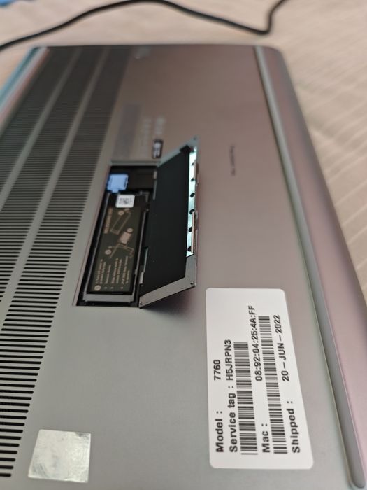 Dell Precision 7760, 11850H, 32GB ram, RTX A3000, 500GB nvme, FullHD