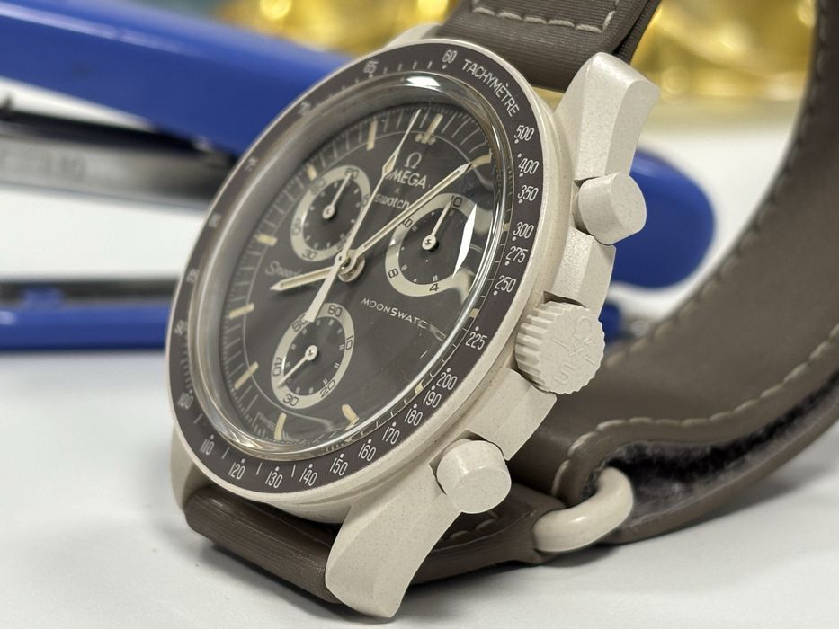 Omega MoonSwatch ,Ceas Original Full set Acte Cutie