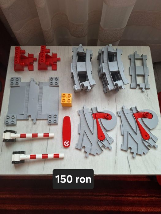 Vând lego duplo set de sine și poduri
