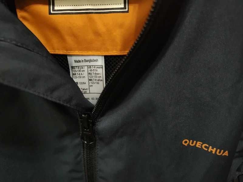 Geaca baieti pentru primăvară, noua, fără eticheta, Decathlon Quechua, (mărimea 122-130 cm ) 7-8 ani