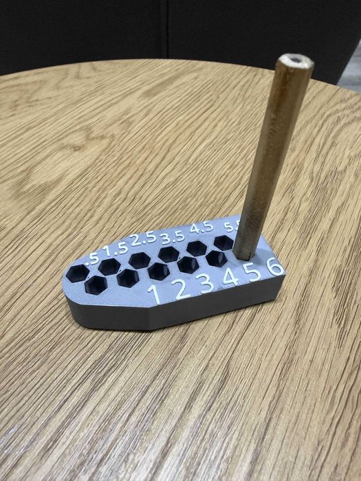 Маркиращ шаблон / Инструмент за разчертаване 1-6см