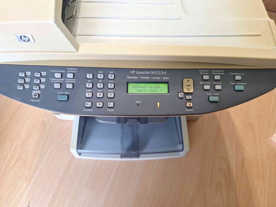 Лазерен принтер, копир, скенер, факс  МФУ HP Laserjet M1522NF