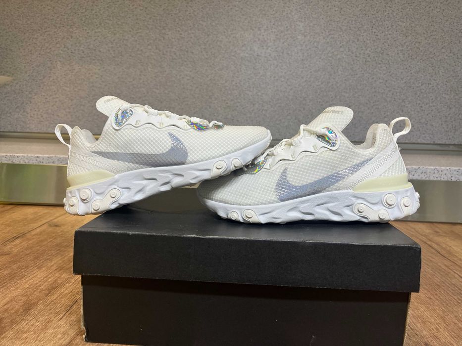 ОРИГИНАЛНИ *** Nike React Element 55 'Iridescent Silver'