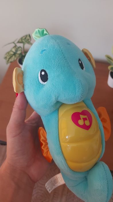 Calut de mare interactiv cu lumini,albastru,Fisher Price