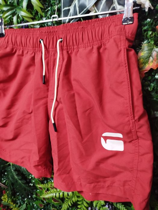 Оригинални мъжки бански G-Star Raw Dirik S , M , L нови червени