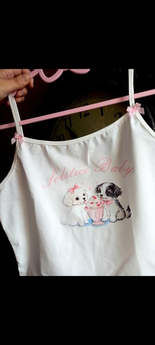 Maieu super dragut cu catei si fundite maieu top