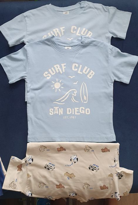 H&M Set 2 piese tricou și pantaloni scurți 92