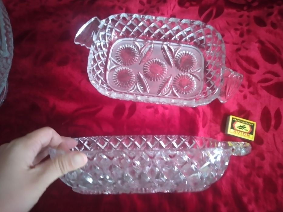 Ваза,Салатница хрусталь 1000тг